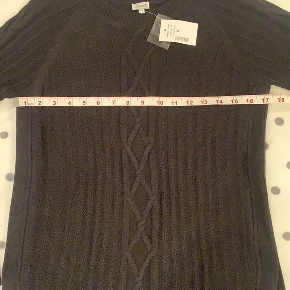 NWT Gorgeous Black Long Sweater - Picture 4 of 8